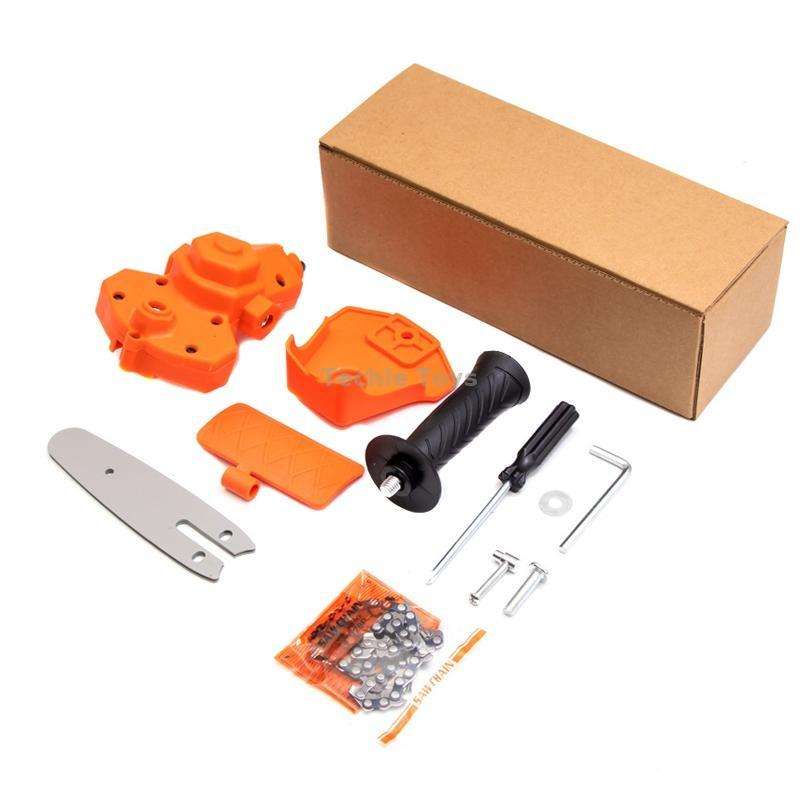 HILDA Portable Pruning Electrical Chain Saws, Specification: 4 inch Orange