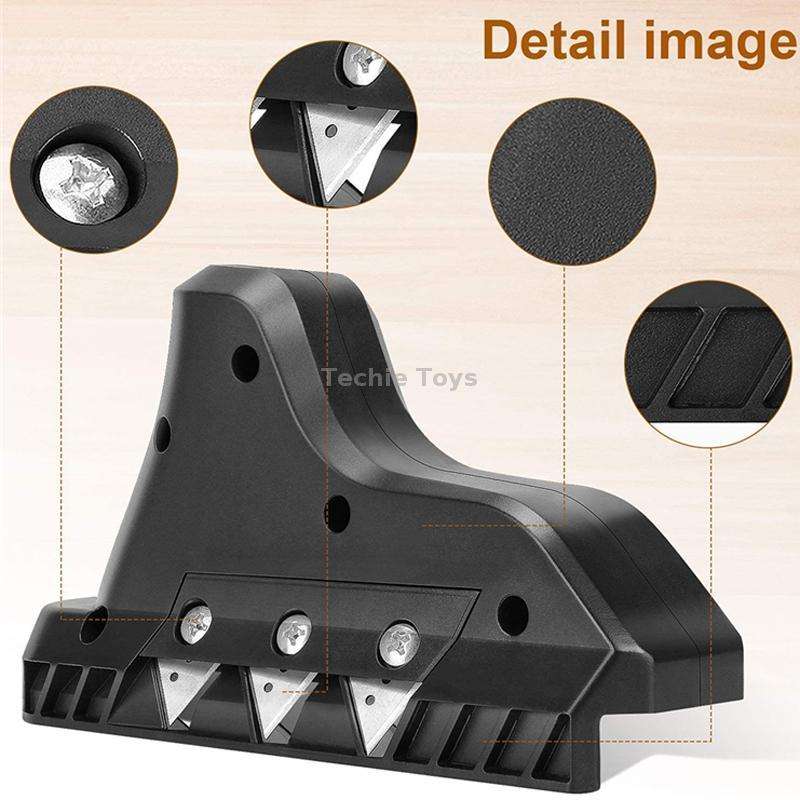 Plasterboard Cutting Angle Planer 45/60 Degree Bevel And Right Angle Chamfering Machine(Black)