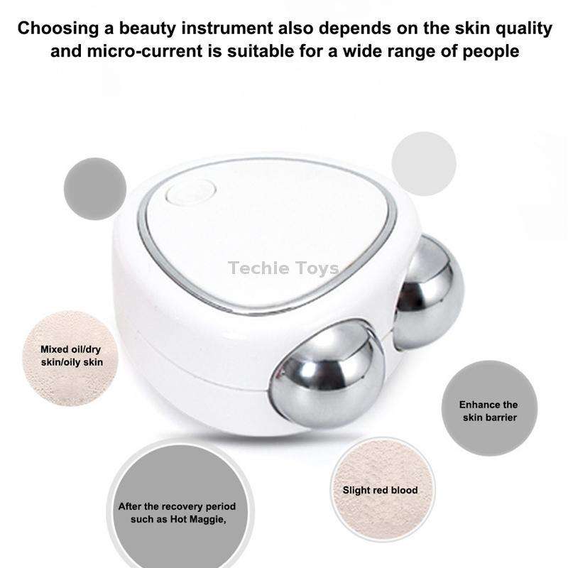 Mini Micro-Current Beauty Instrument Facial Lift Rejuvenating Device Massage Slimming Machine, Style