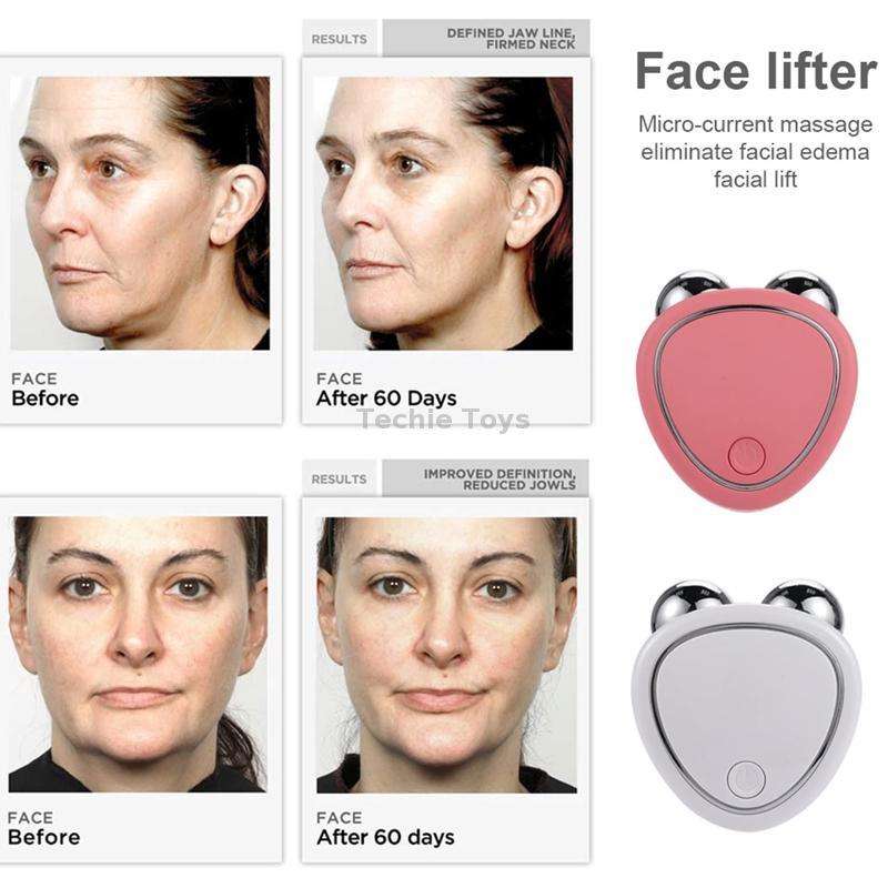 Mini Micro-Current Beauty Instrument Facial Lift Rejuvenating Device Massage Slimming Machine, Style