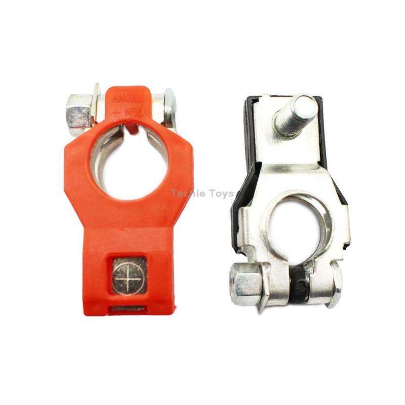 Car Battery Connector Pure Copper Tinned Battery Clamp(1pair)