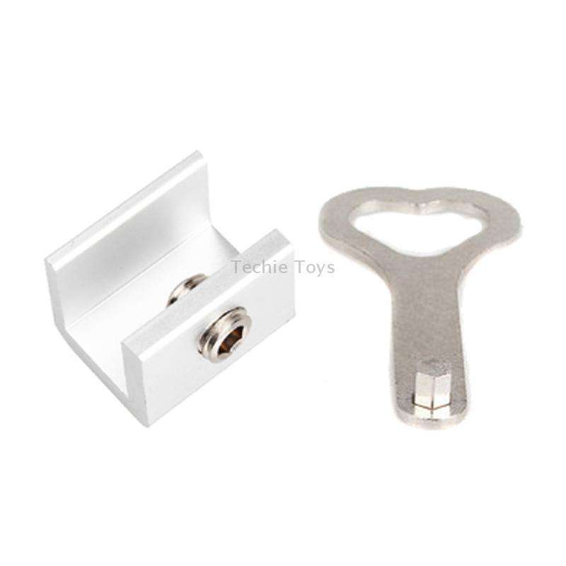 Child Safety Protection Screen Window Limiter Sliding Door Latch With Key, Model: Wider Model+L Shap