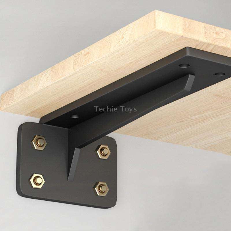 6 inch 5mm T Type Heavy Duty Bracket Concealed Load-Bearing Laminate Support Bracket