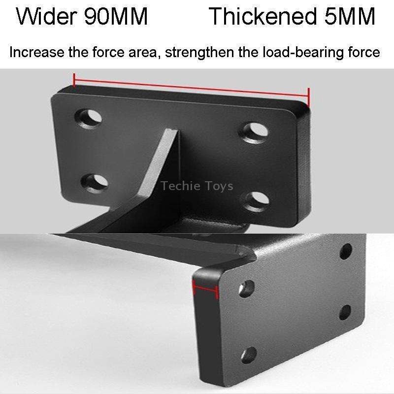 6 inch 5mm T Type Heavy Duty Bracket Concealed Load-Bearing Laminate Support Bracket