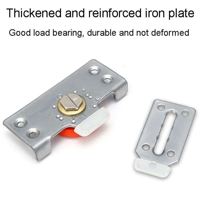 Closet Sliding Door Pulley Fittings Silent Sliding Door Accessories With 8 Screws, Model: Pulley