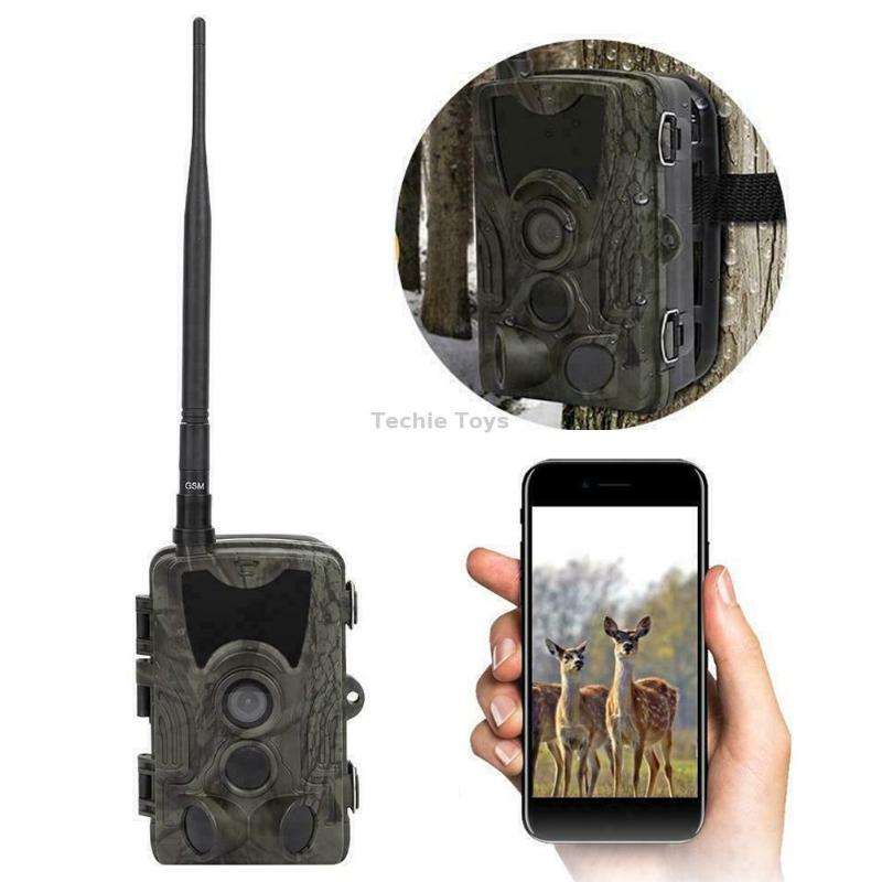 HC-801LTE-Li 4G Outdoor Tracking Hunting Camera 5000mAh Lithium Battery Version, With EU Plug Adapte