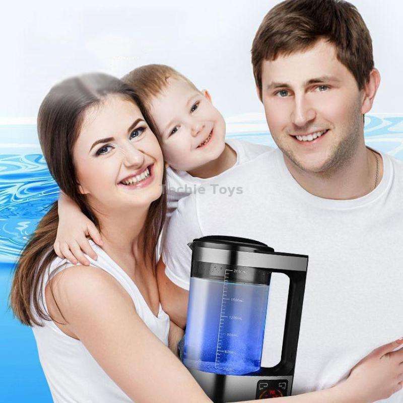 V8 2L Micro-electrolysis hydrogen-rich Water Machine Home Smart Cleaning Hydrogen-rich Kettle(UK Plu