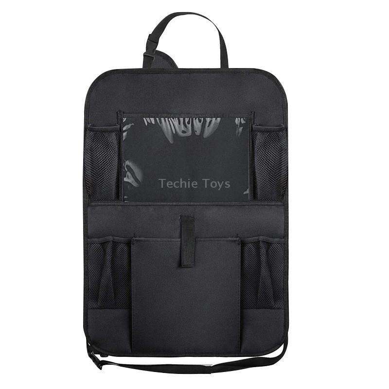 Car Seatback Organiser Storage Hanging Bag(Black)