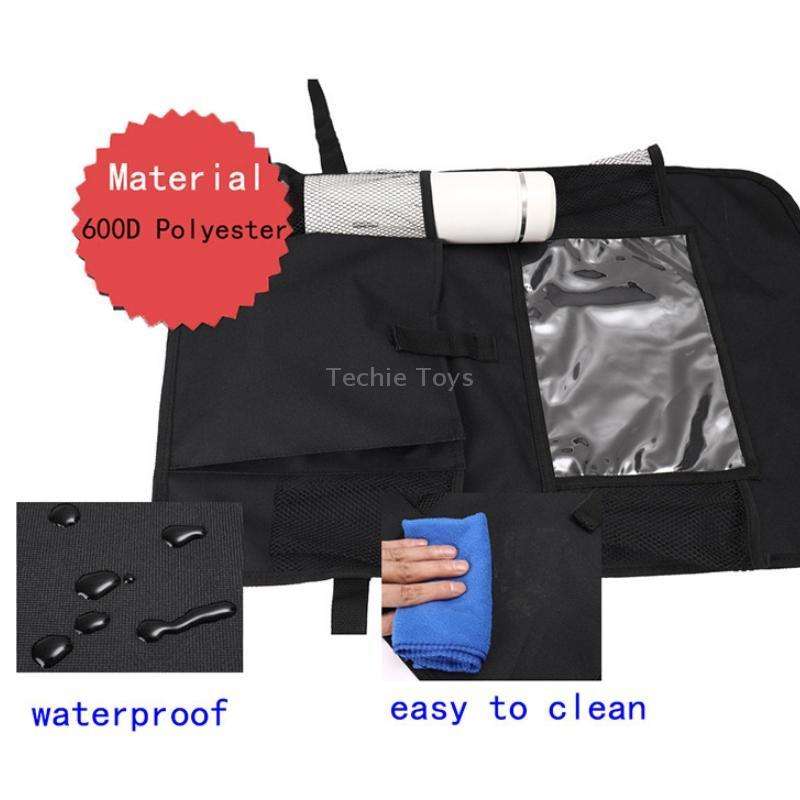 Car Seatback Organiser Storage Hanging Bag(Black)