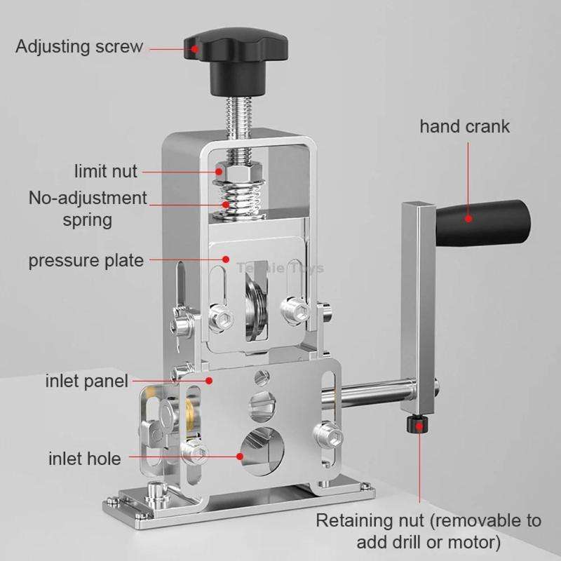 Household Hand-Cranked Small Stripping Machine Waste Wire And Cable Stripping Tool, Style: Peeling M