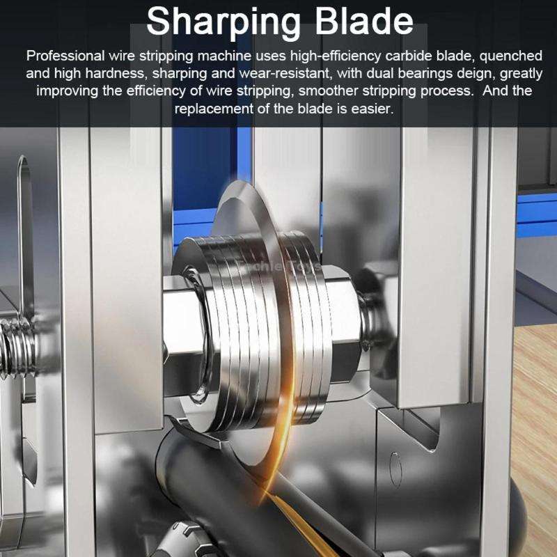 Household Hand-Cranked Small Stripping Machine Waste Wire And Cable Stripping Tool, Style: Peeling M