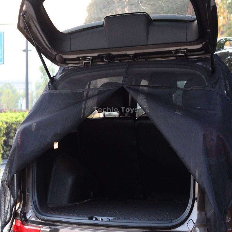 M 156 x 150cm Car Tailgate Anti-Mosquito And Insect Screens Trunk Magnetic Sunscreen Mosquito Net