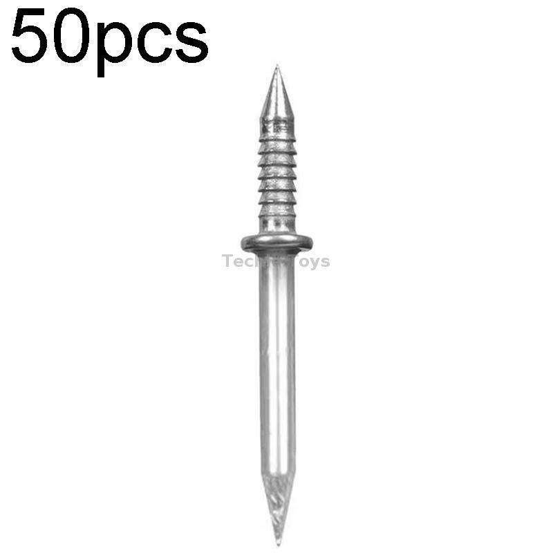 50pcs+1 Tool Skirting Non-Punch Markless Nails Single Headed Bi-Directional Crook Nails Bagged