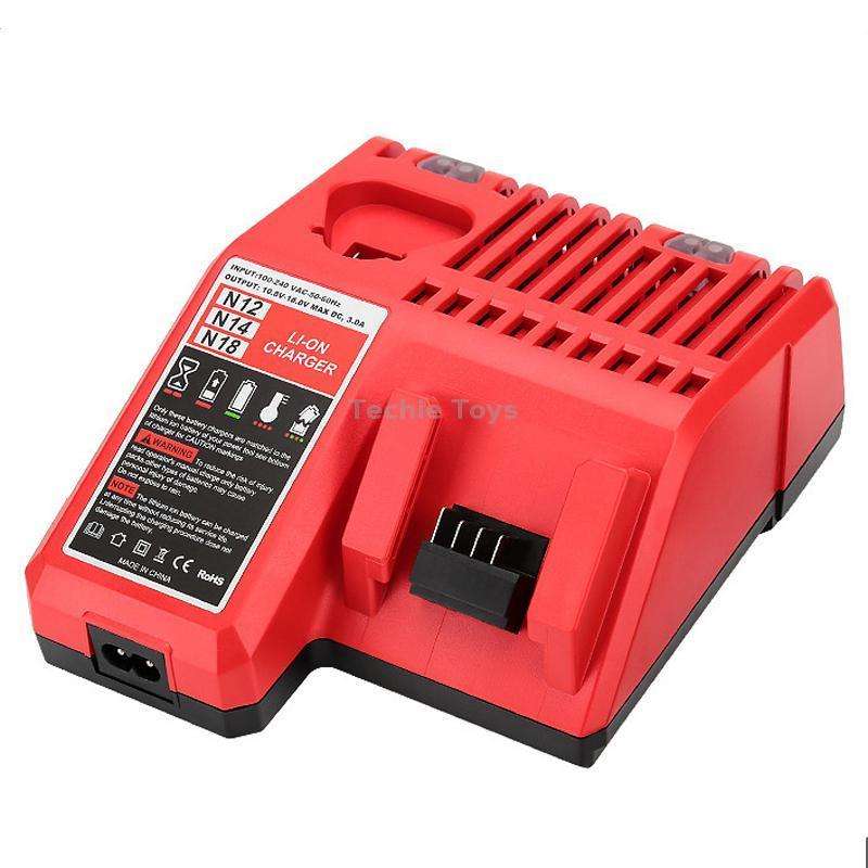 M12-18C For Milwaukee 18V Power Tools Battery Charger, Plug: US