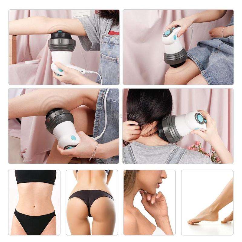 4 in 1 Electric Massager Handheld Fat Pusher Infrared Massager 220V EU Plug