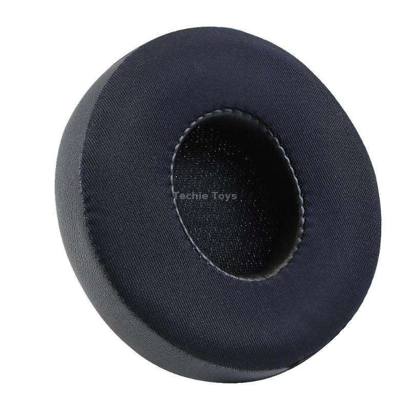 2pcs For Beats Solo2/Solo3 Bluetooth Headphone Covers Foam Earmuffs(Black)