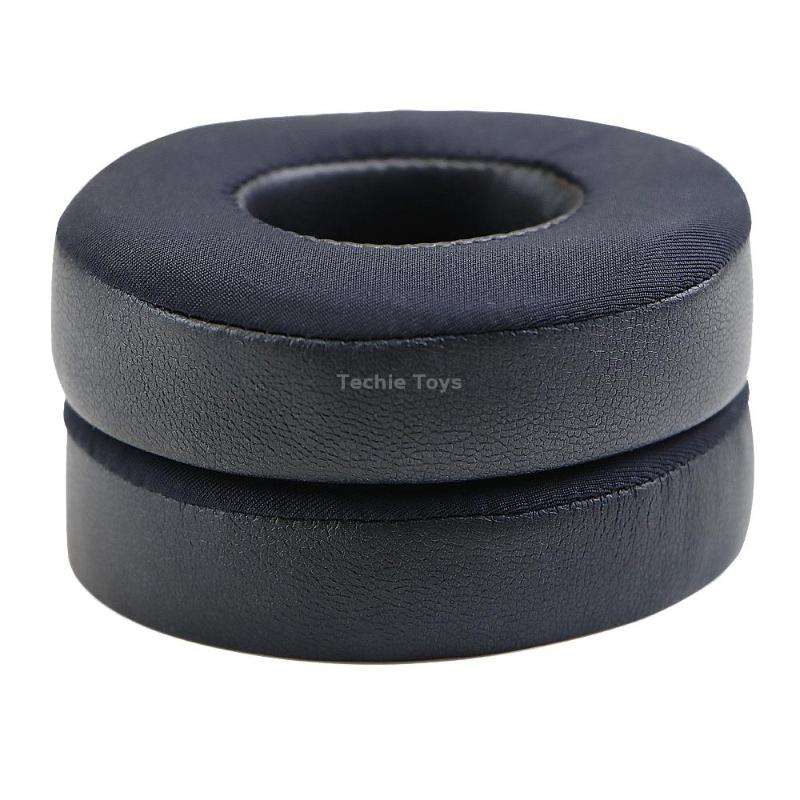2pcs For Beats Solo2/Solo3 Bluetooth Headphone Covers Foam Earmuffs(Black)