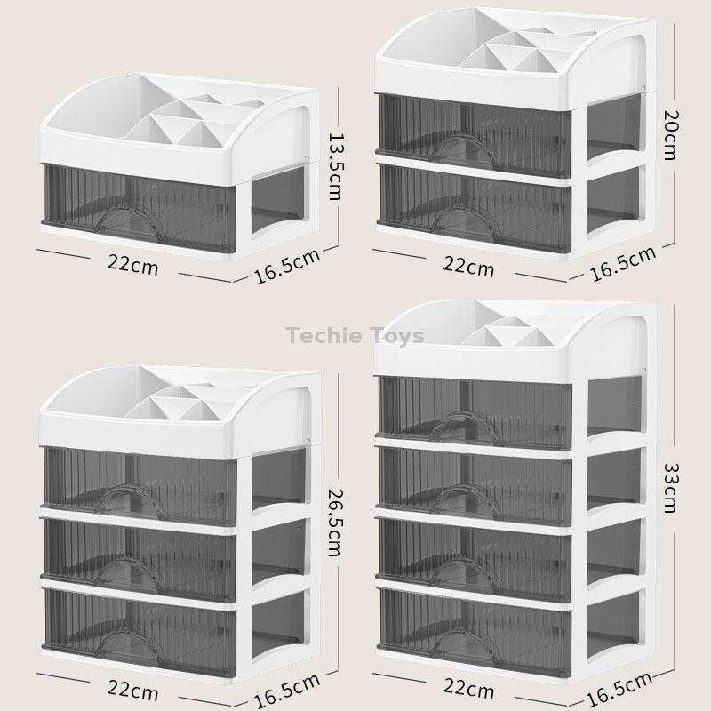 Desktop Drawer Organizer Multi-Layer Cosmetic Jewelry Box Stationery Multi-Functional Organizer, Sty