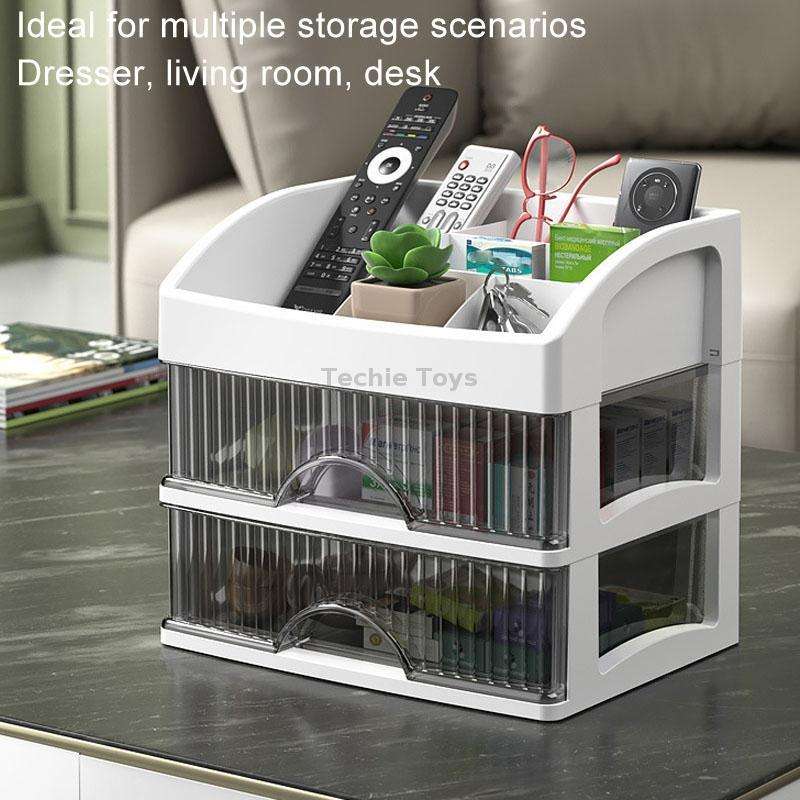 Desktop Drawer Organizer Multi-Layer Cosmetic Jewelry Box Stationery Multi-Functional Organizer, Sty