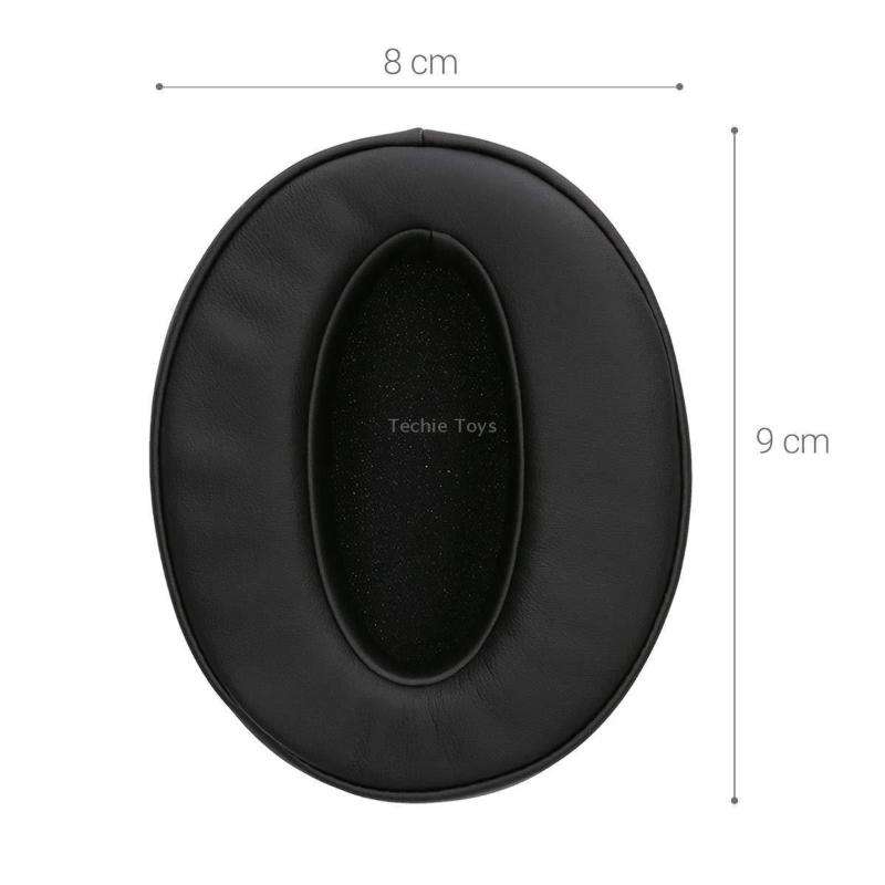 2pcs For Sennheiser HD4.50BTNC Wireless Headset Sponge Cover Replacement Earmuffs, Color: Black Mesh