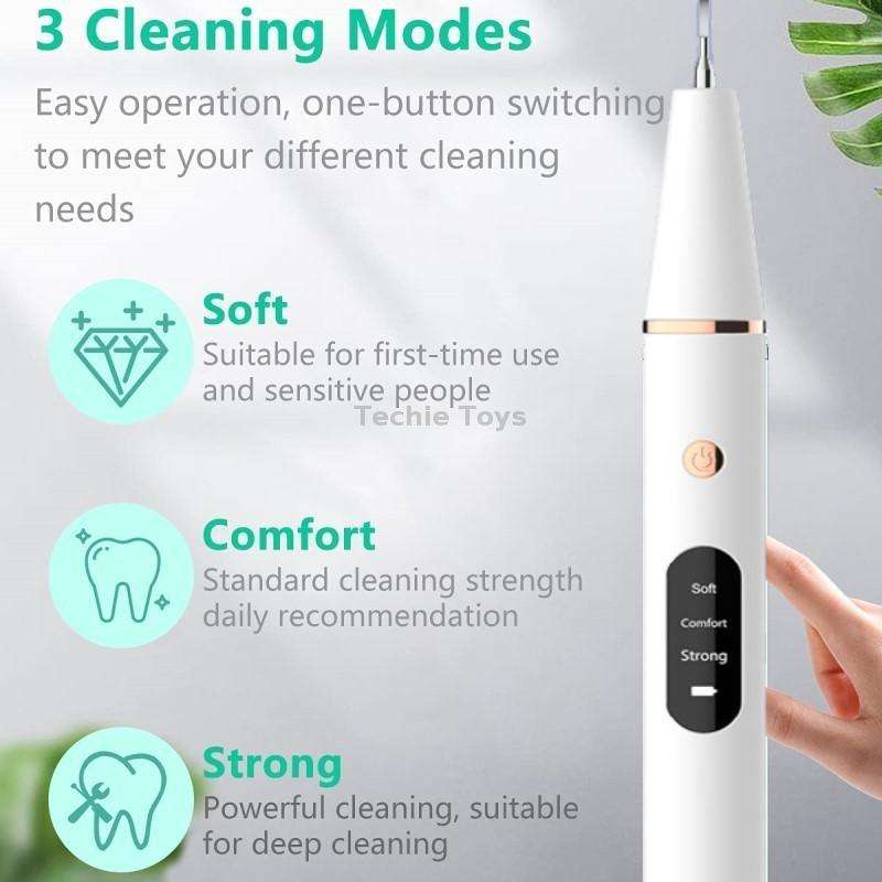 Ultrasonic Electric Dental Scaler Teeth Plaque Cleaner Dental Stone Removal With LED Light, Spec: Pa