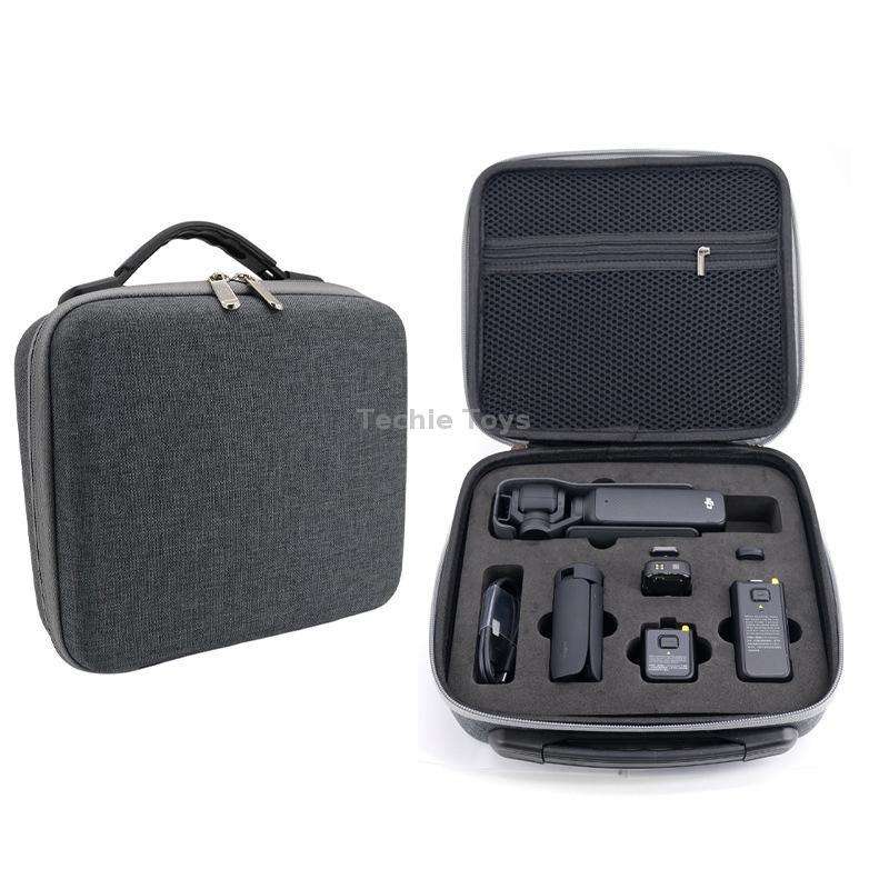 For DJI Osmo Pocket 3 Action Camera All-in-One Storage Bag Hand Cluth(Grey)