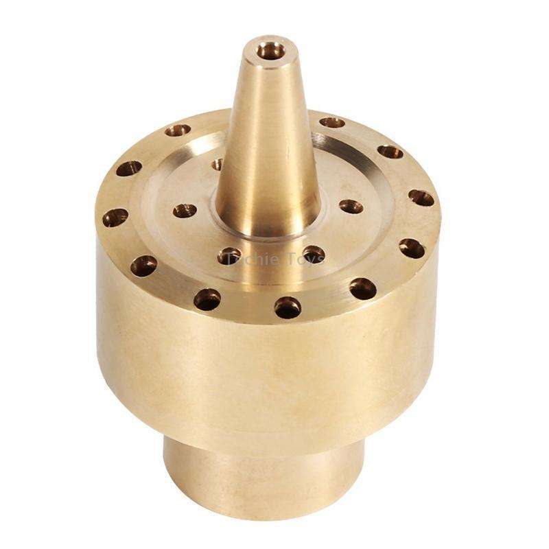 All Brass Flower Column Nozzle Inner Wire Garden Water Features Landscape Fountain Nozzle, Specifica