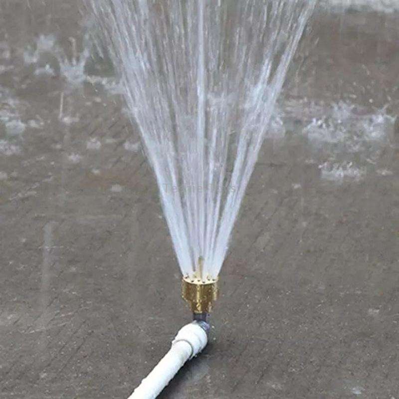 All Brass Flower Column Nozzle Inner Wire Garden Water Features Landscape Fountain Nozzle, Specifica