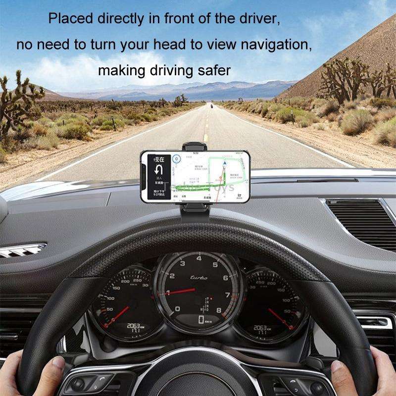 Car Multifunctional Mobile Phone Holder Navigation Swivel Bracket(Second Generation)