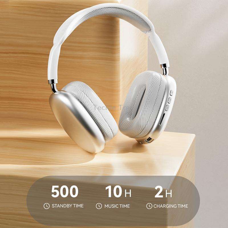 P9 Pro Max HiFi Sound Effect Noise Reduction Wireless Bluetooth Headset(Black)