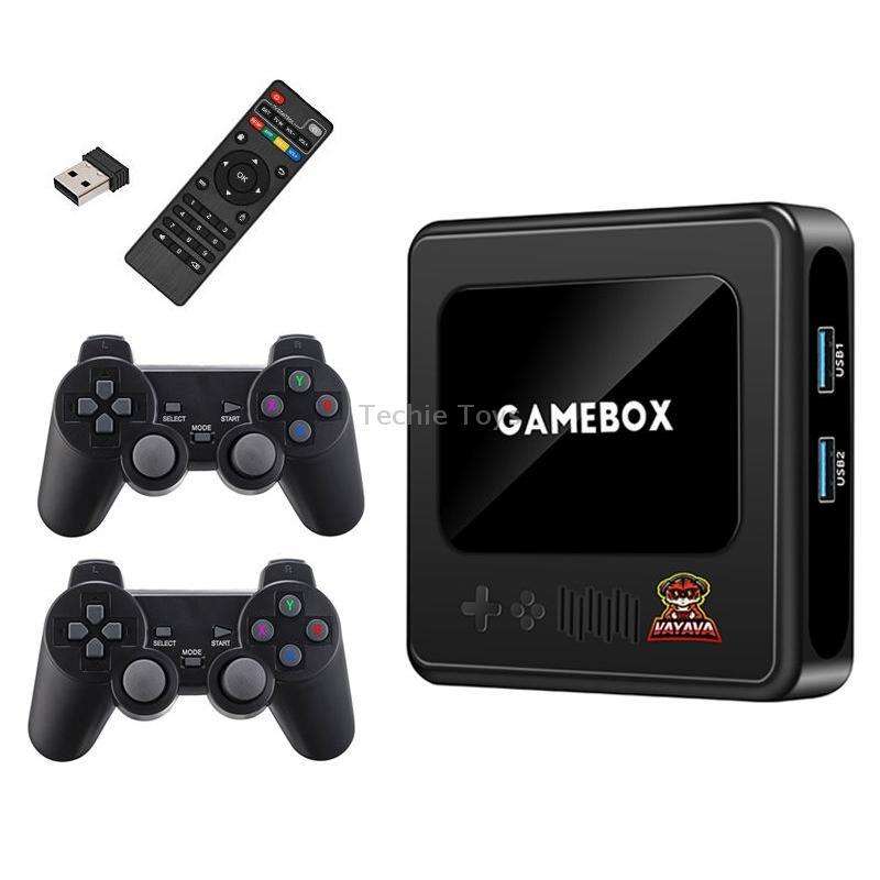 G10 GAMEBOX TV Box Dual System Wireless Android 3D Home 4K HD Game Console Support PS1 / PSP, Style: