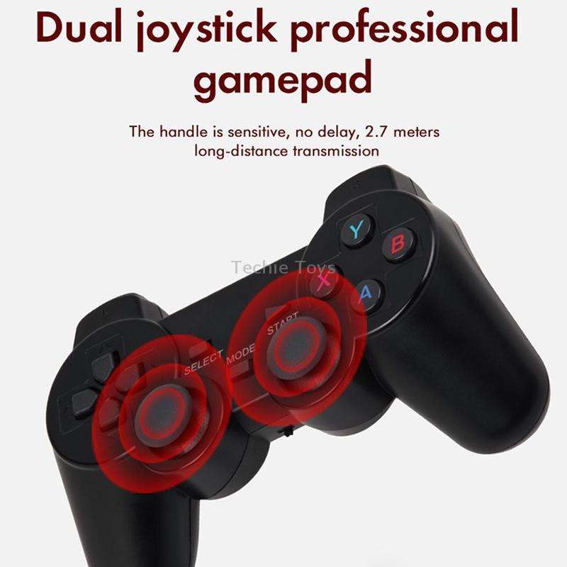 G10 GAMEBOX TV Box Dual System Wireless Android 3D Home 4K HD Game Console Support PS1 / PSP, Style: