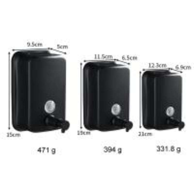 304 Stainless Steel Bathroom Soap Dispenser Simple Hotel Home Wall Mounted Manual Shower Fluid Bottl