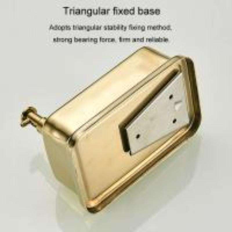 304 Stainless Steel Bathroom Soap Dispenser Simple Hotel Home Wall Mounted Manual Shower Fluid Bottl