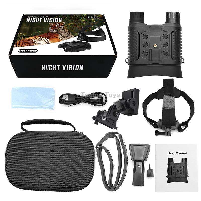 NV8160 Head-Mounted Night Vision Device Binocular Digital 2.7 Inch Screen Outdoor Infrared Night Vis