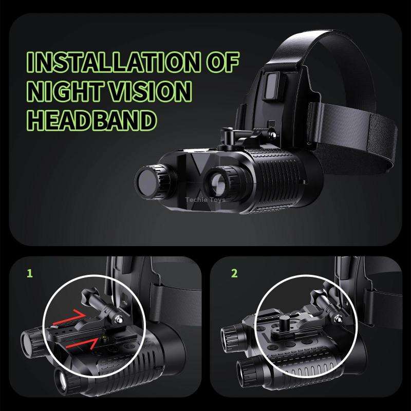 NV8160 Head-Mounted Night Vision Device Binocular Digital 2.7 Inch Screen Outdoor Infrared Night Vis