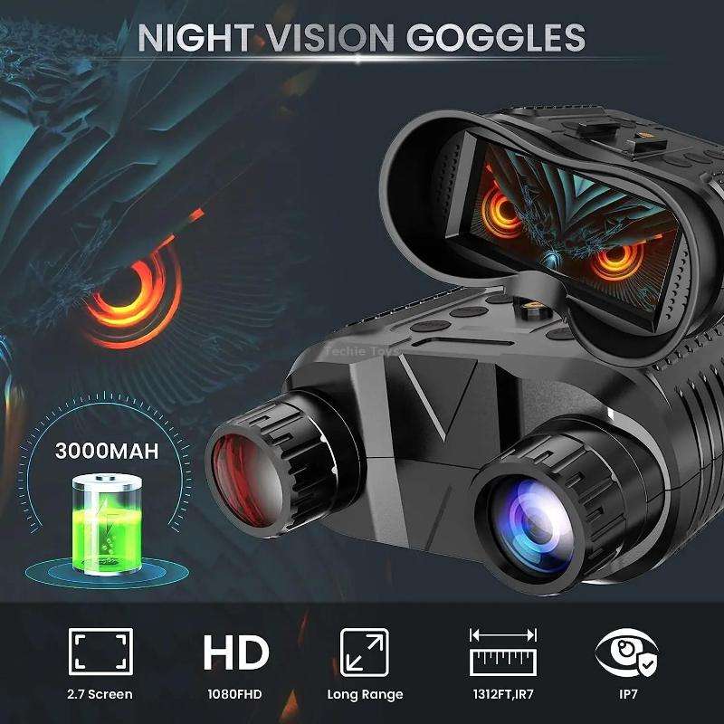 NV8160 Head-Mounted Night Vision Device Binocular Digital 2.7 Inch Screen Outdoor Infrared Night Vis