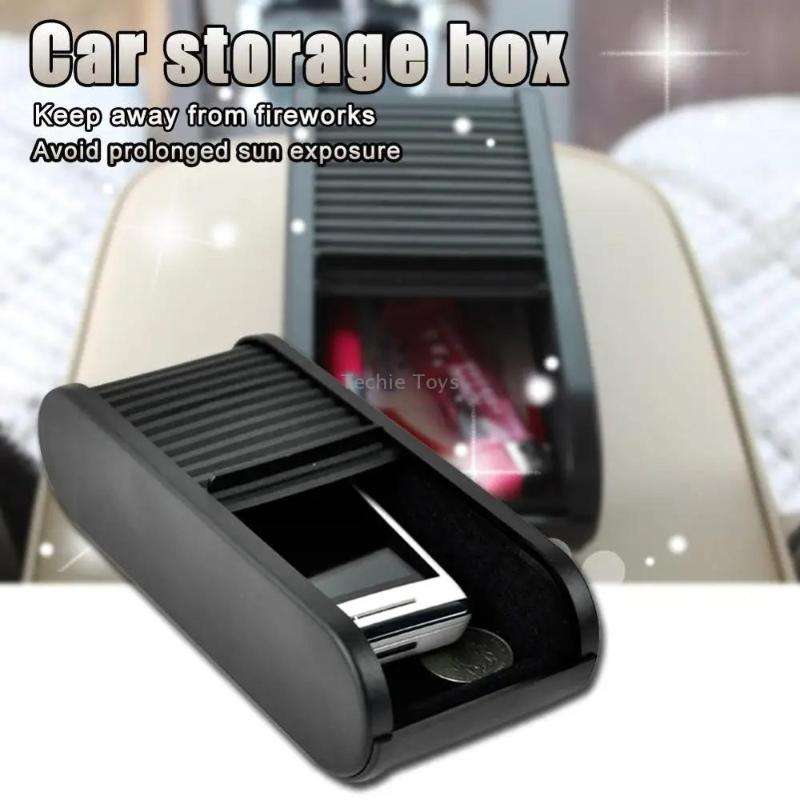 Car Multifunctional Telescopic Pull-out Storage Box(Black)