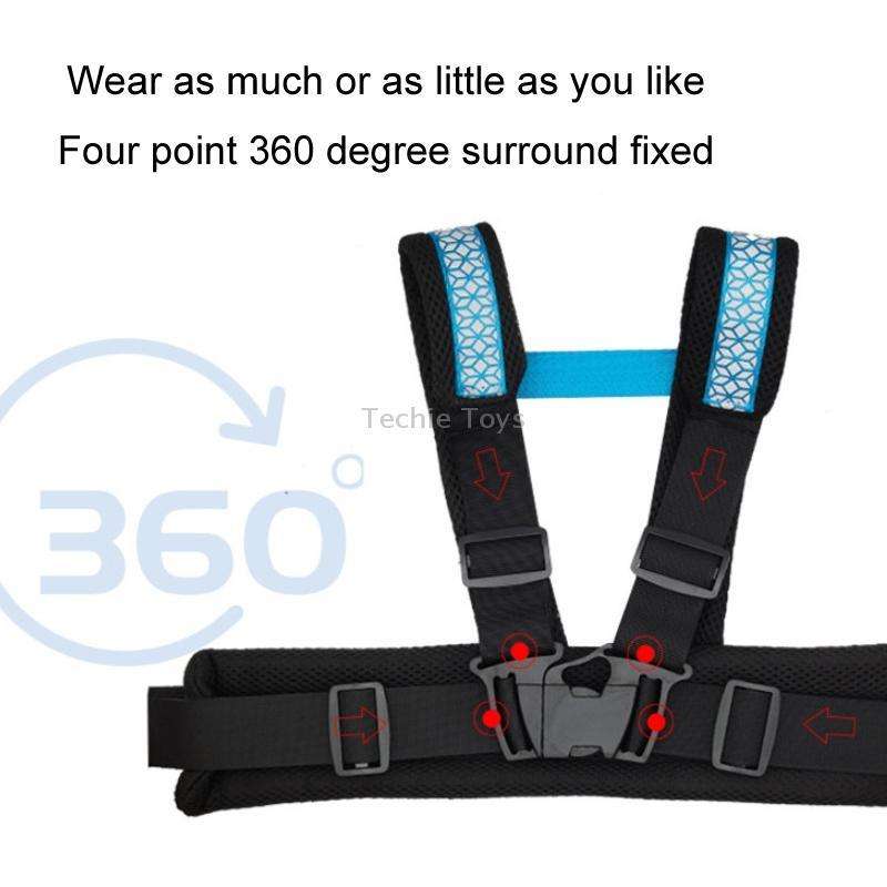 Motorcycle Anti-Fall Children Strap Riding Safety Harness, Color: Dark Blue