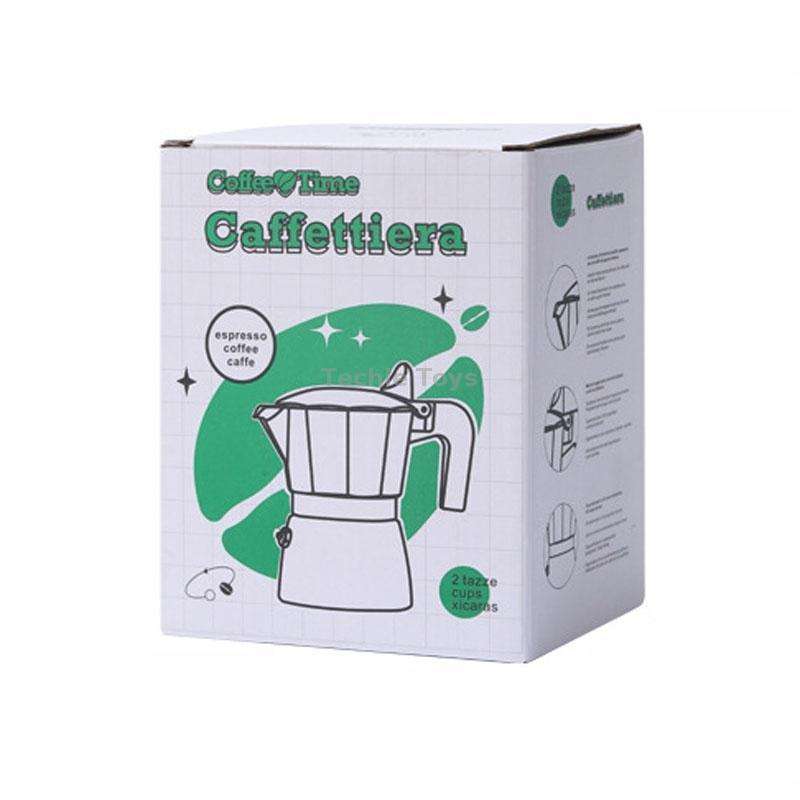 100ml Dual Valve Mocha Pot Espresso Machine Outdoor Coffee Brewing Pot Extraction Tool(Green)