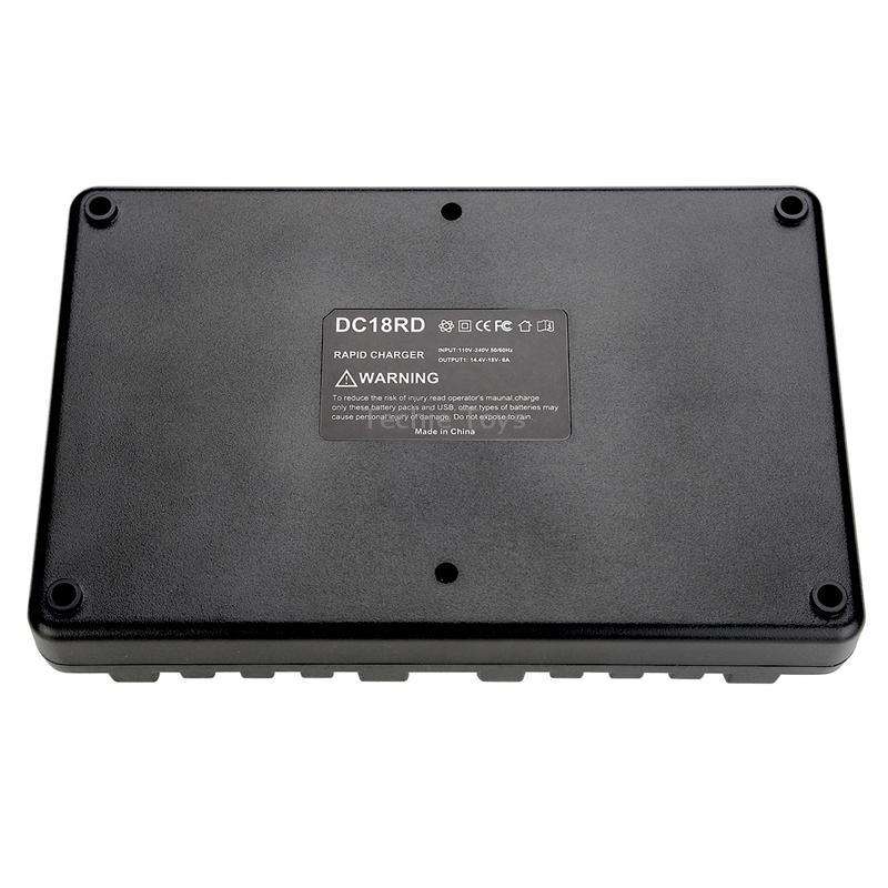 For Makita DC18RC 14.4-18V Lithium Battery Dual Charger, Specification: UK Plug