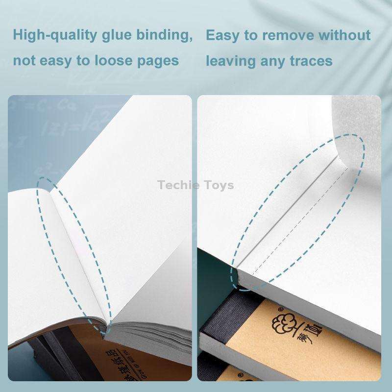100 Pages /Book Thickened Glue Binding Draft Book Students Multipurpose Blank Sketch Paper(Upgraded)