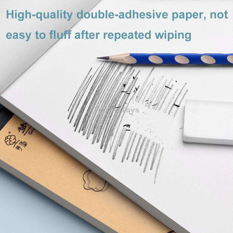 100 Pages /Book Thickened Glue Binding Draft Book Students Multipurpose Blank Sketch Paper(Upgraded)