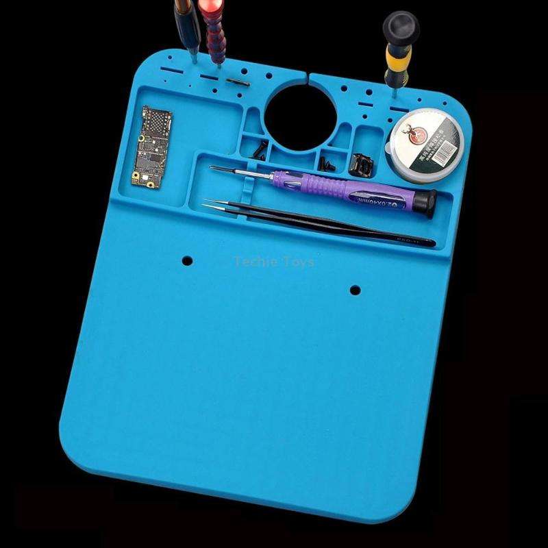 20x26cm Mobile Phone Repair Microscope Silicone Insulation Work Mat