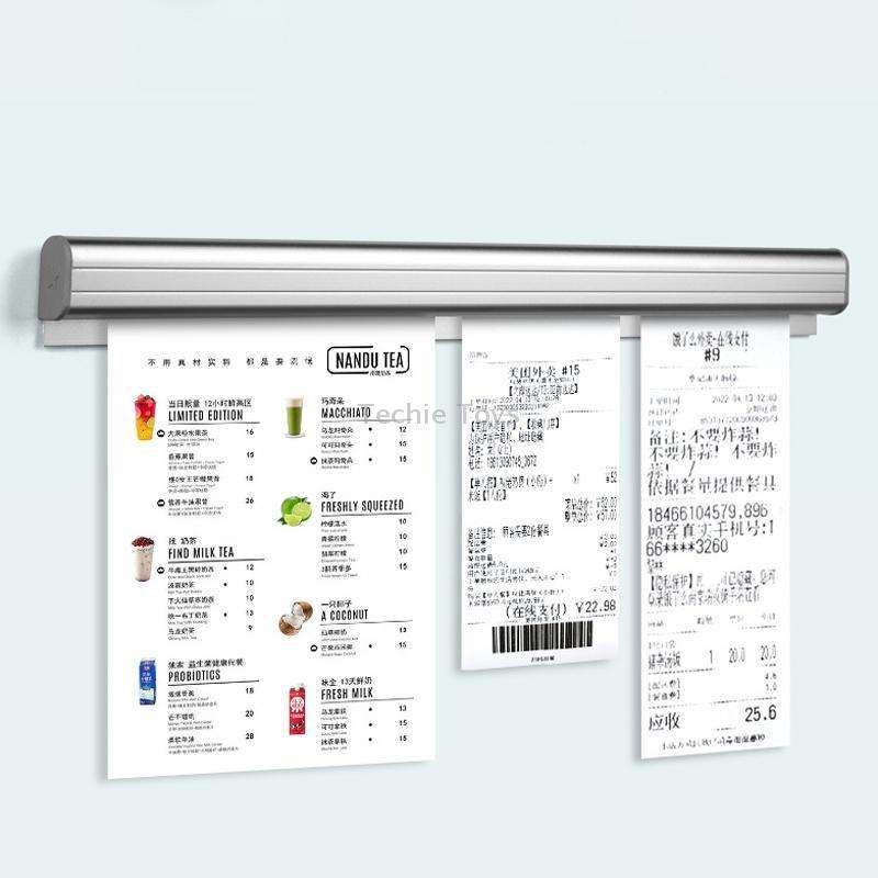 30cm Kitchen Order Holder Restaurant Takeaway Aluminum Ticket Holder