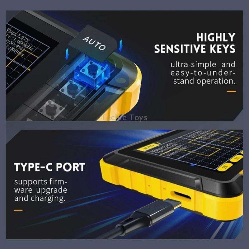 FNIRSI Handheld Small Digital Oscilloscope For Maintenance, Specification: Standard