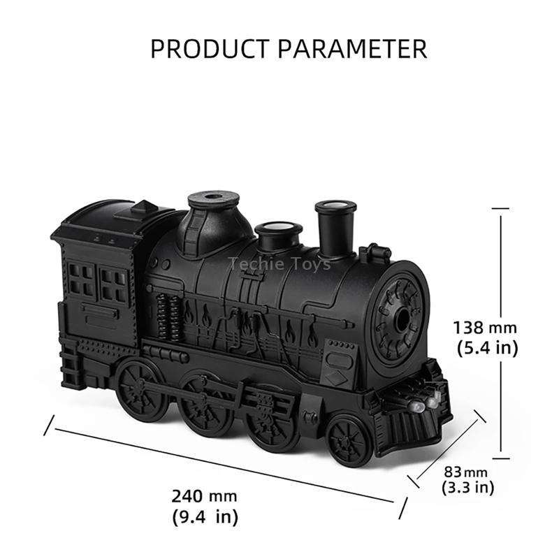 300ml Small Train Essential Oil Diffuser Humidifier With Remote Control EU Plug