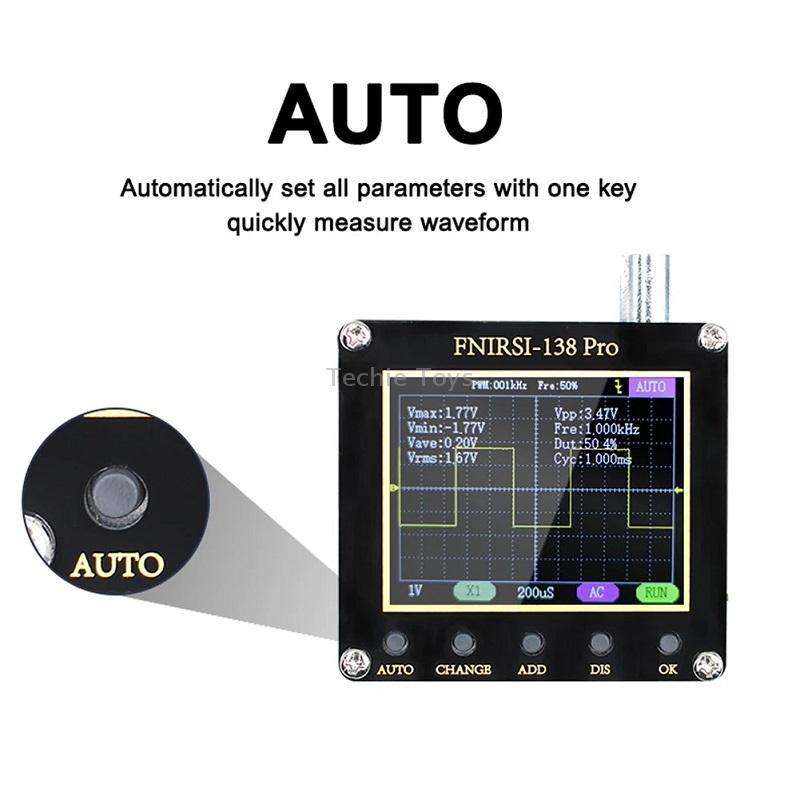 FNIRSI Handheld Small Teaching Maintenance Digital Oscilloscope, Specification: Standard Without Bat