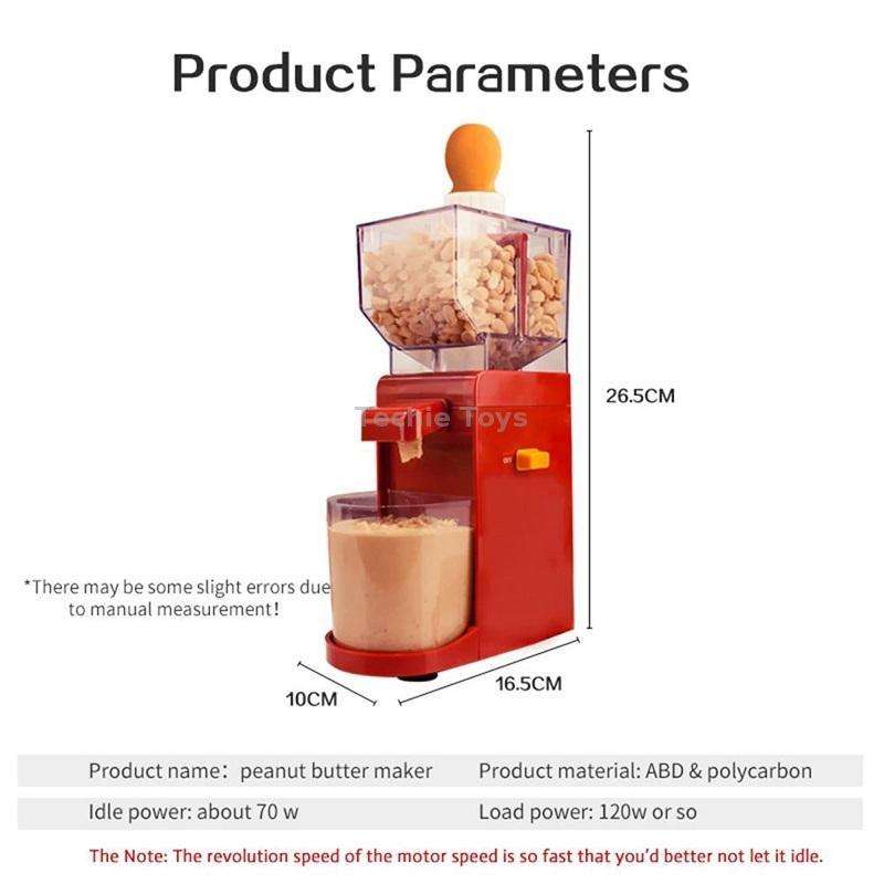 Household Electric Peanut Butter Machine Small Cooking Grinder(US Plug)