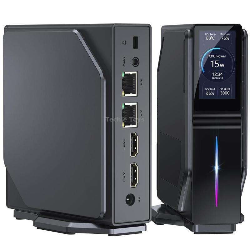 S1 Intel Alder Lake N150 WIFI 6+BT4.2 Office Home Mini PC Win11 DDR4 3200MHz, Spec: 8G+128G UK Plug